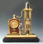 Industrial Clock, Froundryman, by Guilmet, France 1890.